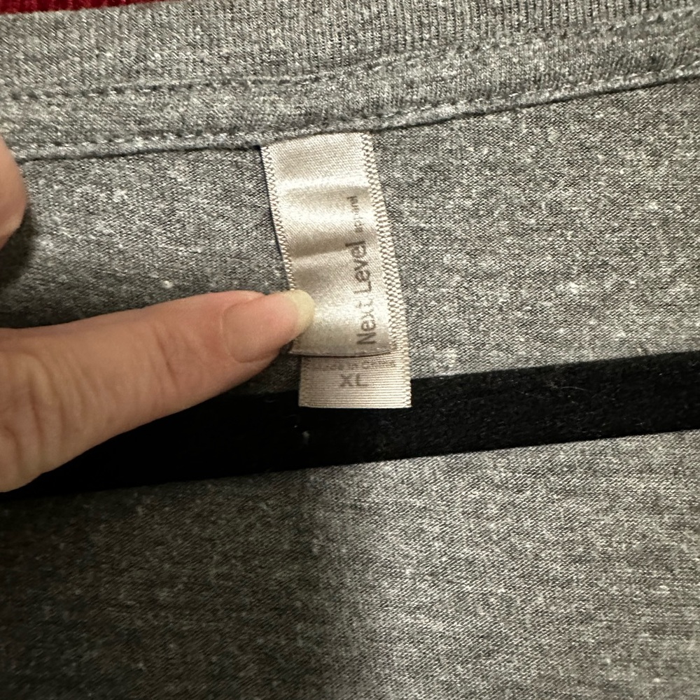 Next Level Apparel Gray Short Sleeve Tee